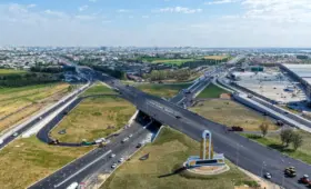 На въезде в Ташкент открыли новую развязку за 240 млрд сумов
