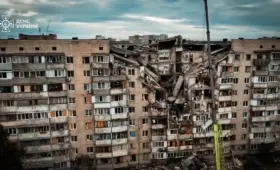 Киев подвергся новому массированному удару, погибли более 10 человек