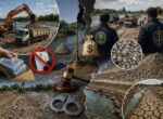 Из Чирчика незаконно добыли песок почти на два триллиона сумов