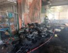 Пожар на стройке в центре Ташкента потушили за пять минут. Видео