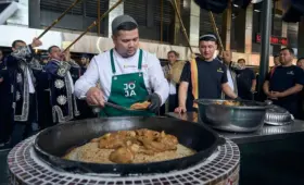 В Beshqozon состоялся запуск первого куриного плова от бренда JO‘JA