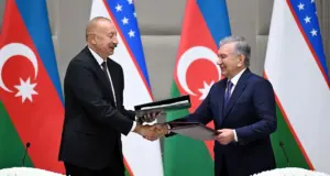 Договор о вечной дружбе подписали президенты Узбекистана и Азербайджана