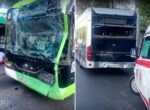 В Ташкенте произошло ДТП с двумя городскими автобусами, пострадал пассажир