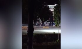 «Не было документов, я испугался». Водитель протаранил машину ДПС, пытаясь скрыться