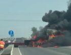 В Сырдарье уточнили число погибших в ДТП с загоревшейся фурой. Видео