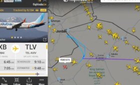 Рейс FlyDubai из Дубая в Тель-Авив экстренно сел в Саудовской Аравии