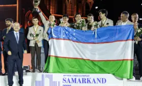 Три индивидуальные медали и чемпионский кубок Узбекистана. В Самарканде закрылась шахматная Олимпиада
