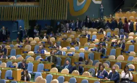 Десятки делегатов покинули зал Генассамблеи ООН во время речи премьера Израиля