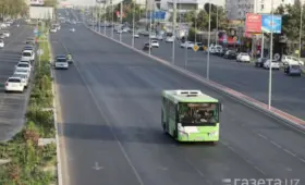 На автобусных полосах на Фергана йули в Ташкенте, наконец, появились камеры