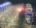 Воздушный шар оставил без света часть Ташкента. Видео